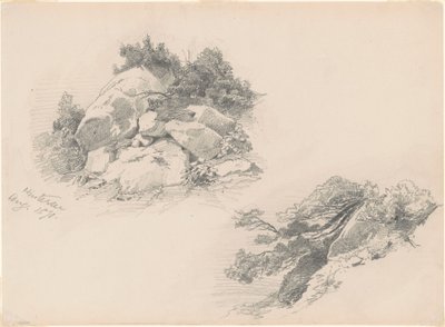 Hintersee, Tyskland, 1871. av John Singer Sargent