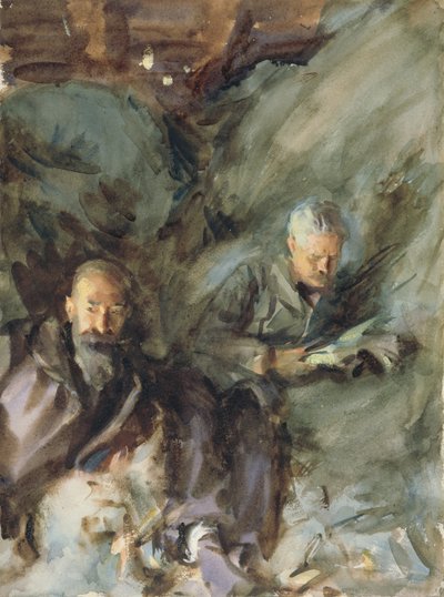 In a Hayloft, ca. 1904-07 (wc på papir) av John Singer Sargent