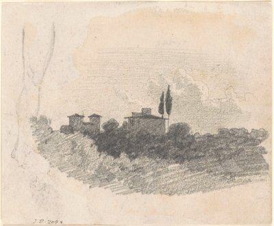 Italiensk villa [recto], 1870-1872. av John Singer Sargent