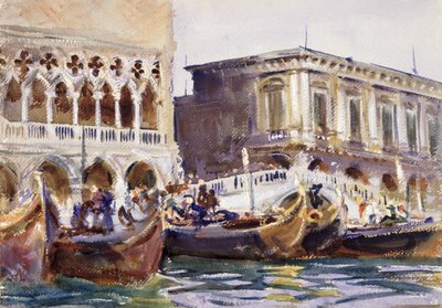 La Riva, ca. 1904 (toalett på papir) av John Singer Sargent