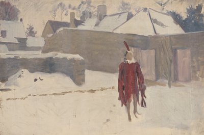 Mannikin i snøen av John Singer Sargent