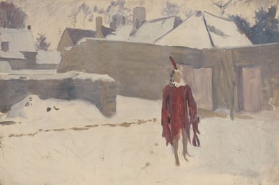 Liten mann i snøen av John Singer Sargent