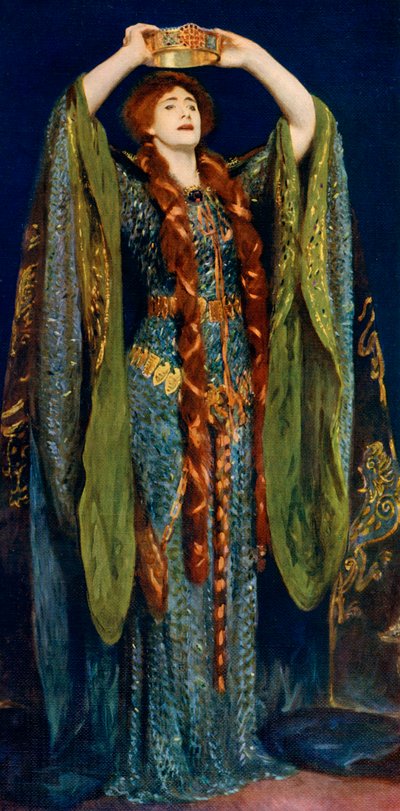 Frøken Ellen Terry som Lady Macbeth, 1906, 1912. av John Singer Sargent