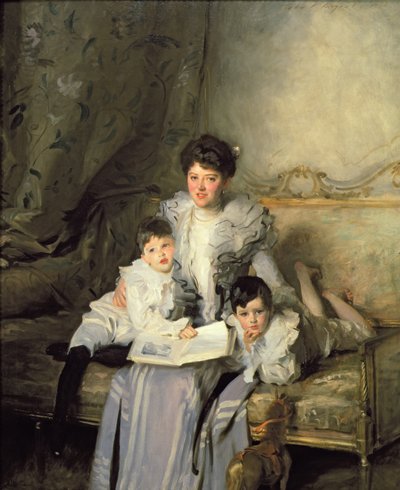 Fru Knowles og barna hennes av John Singer Sargent