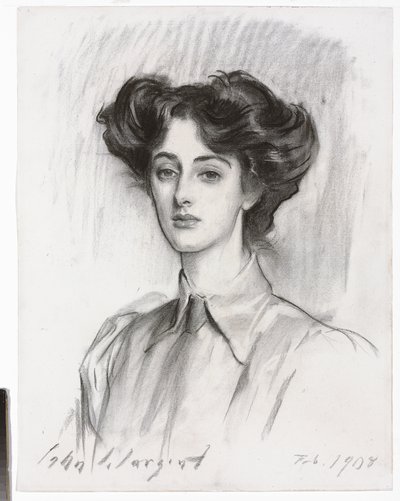 Portrett av Lady Elsie Meyer, februar 1908 av John Singer Sargent