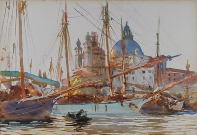 Santa Maria della Salute i Venezia, ca 1904-1906. av John Singer Sargent