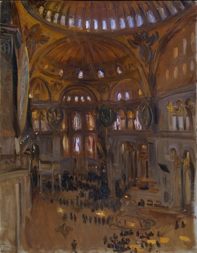Hagia Sofia, 1891 av John Singer Sargent