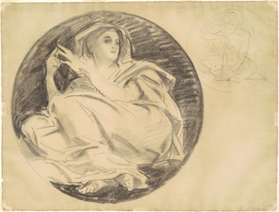 Studier for "Astronomi" av John Singer Sargent
