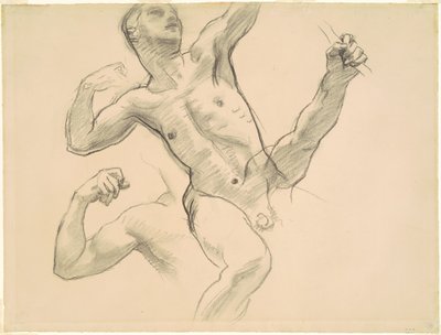 Studier av Achilles for Chiron og Achilles, 1922-1925. av John Singer Sargent