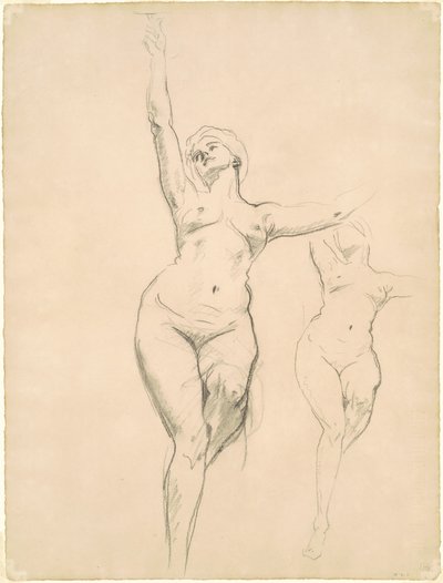 Studier av seier for død og seier, 1920-1922. av John Singer Sargent