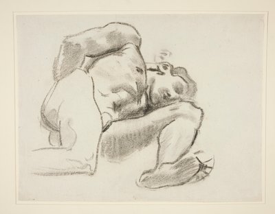 Studie for Prometheus, rondel, Rotunda, Museum of Fine Arts Boston av John Singer Sargent