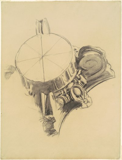 Studie for The Fall of Gog and Magog, 1903-1916. av John Singer Sargent