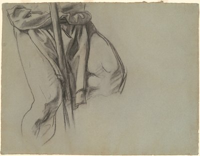 Studie av Adam for "Rosekransens femten mysterier" av John Singer Sargent