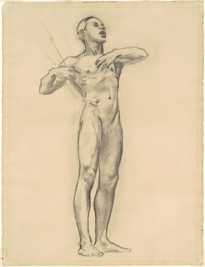 Studie av Orpheus for "Klassisk og romantisk kunst" av John Singer Sargent