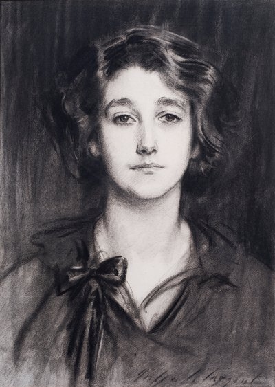 Sybil Sassoon (kull på papir) av John Singer Sargent
