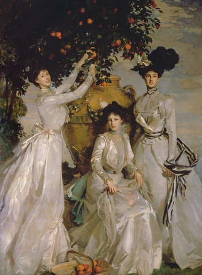 The Acheson Sisters (olje på lerret) av John Singer Sargent