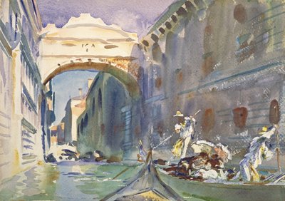Sukkenes bro, ca. 1905-08 (wc på papir) av John Singer Sargent