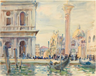 Piazzettaen av John Singer Sargent