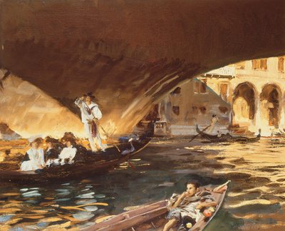 Rialto, Venezia av John Singer Sargent