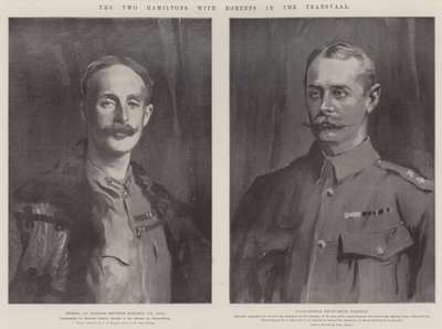 The Two Hamiltons med Roberts i Transvaal av John Singer Sargent