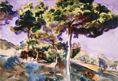 Trær av John Singer Sargent