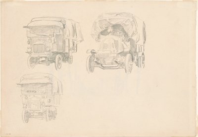 Lastebiler [recto], 1918. av John Singer Sargent