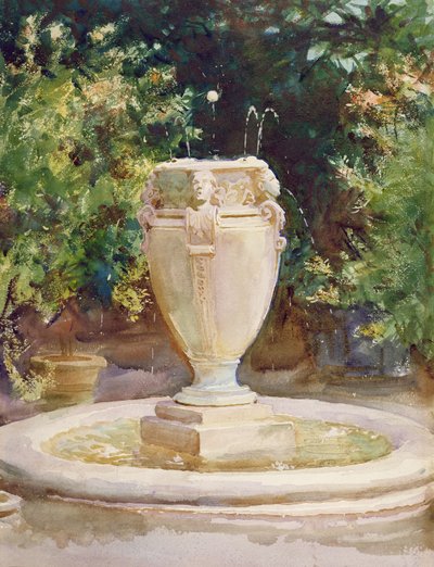 Vasefontene, Pocantico av John Singer Sargent