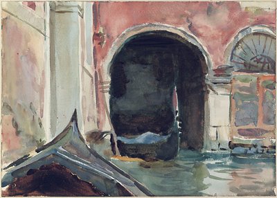 Venetiansk kanal av John Singer Sargent