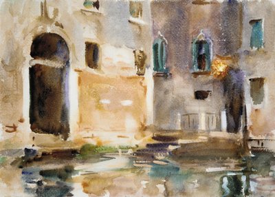 Venezia, ca. 1903 (wc, gouache og grafitt på hvitt vevd papir) av John Singer Sargent