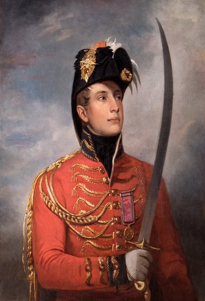 Portrett av William II, konge av Nederland, da prinsen av Oransje, c1813. av John Singleton Copley