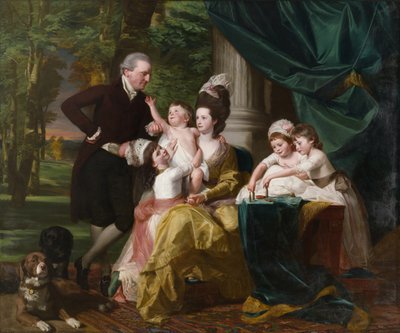 Sir William Pepperrell (1746-1816) og hans familie, 1778 av John Singleton Copley