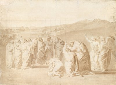Studie for The Ascension, 1774. av John Singleton Copley