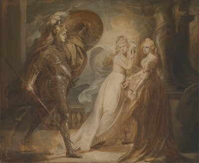 Studie for "Ridderen fra Røde Kors" av John Singleton Copley