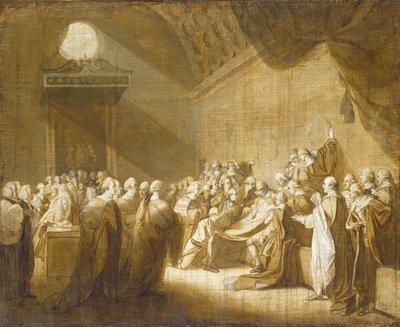 The Death of the Earl of Chatham, 1779. av John Singleton Copley