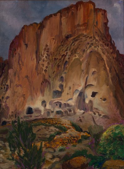 Cliff Dwellings, Pajarito av John French Sloan