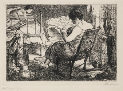 Kvinnens side av John French Sloan