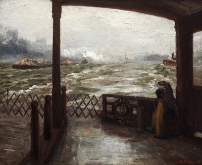 Wake of the Ferry, nr. 1 av John French Sloan