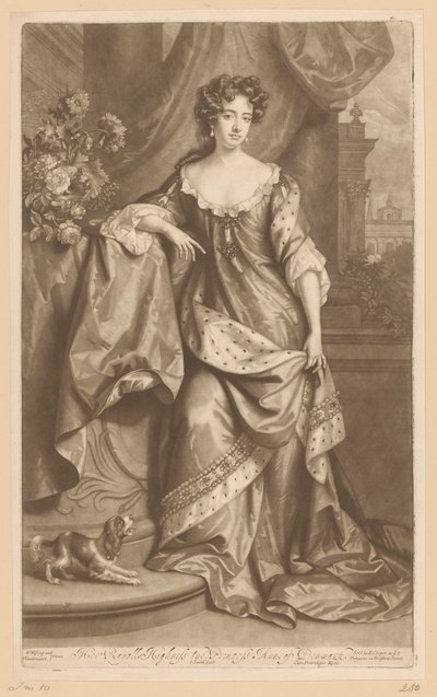Portrett av Anna av Danmark av John Smith