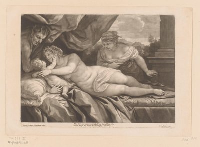 Venus med Amor og en Satyr av John Smith