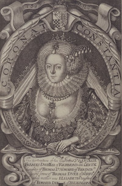 Frances, hertuginne av Richmond (1578-1639) fra Generall Historie of Virginia, 1624 av John Smith 2