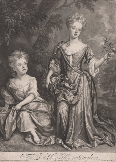 Henrietta og Anne Churchill av John Smith