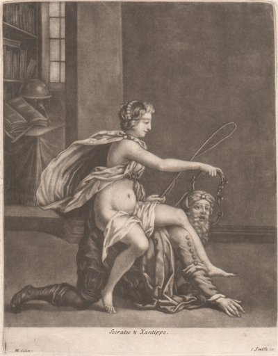 Sokrates og Xantippe av John Smith