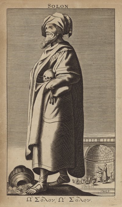Solon, athensk statsmann, lovgiver og poet av John Sturt