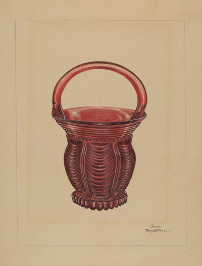 Ornamental liten kurv, ca. 1936. av John Tarantino