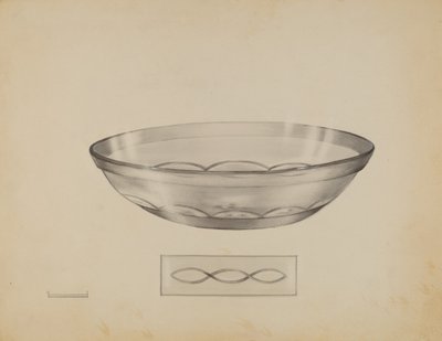 Grunn tallerken, ca. 1936. av John Tarantino