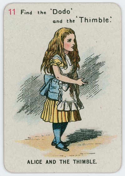 Alice og fingerbølet av John Tenniel