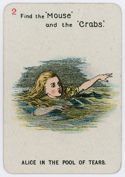 Alice i tårebassenget av John Tenniel