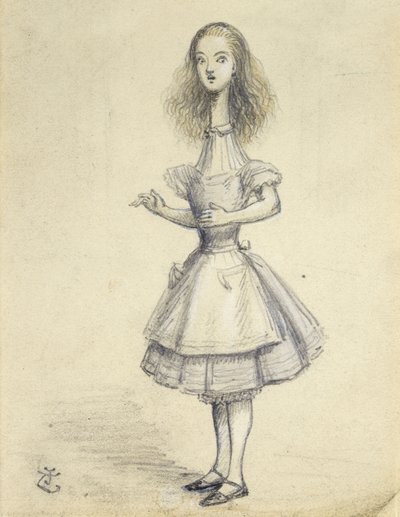 "Nysgjerrigere og nysgjerrigere" av John Tenniel