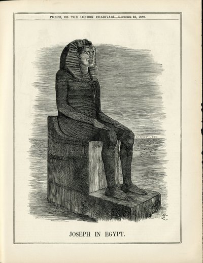 Illustrasjon av John Tenniel (1820-1914) i Punch av John Tenniel
