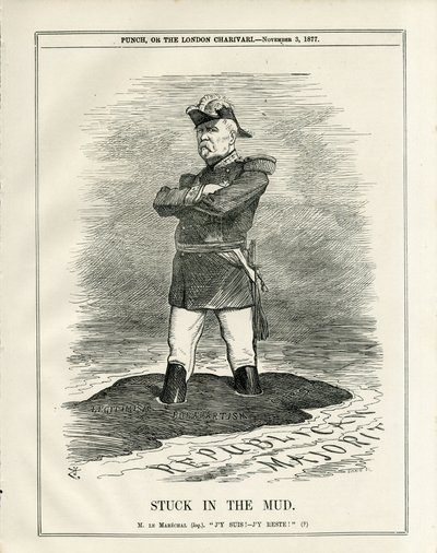 Illustrasjon av John Tenniel (1820-1914) i Punch av John Tenniel